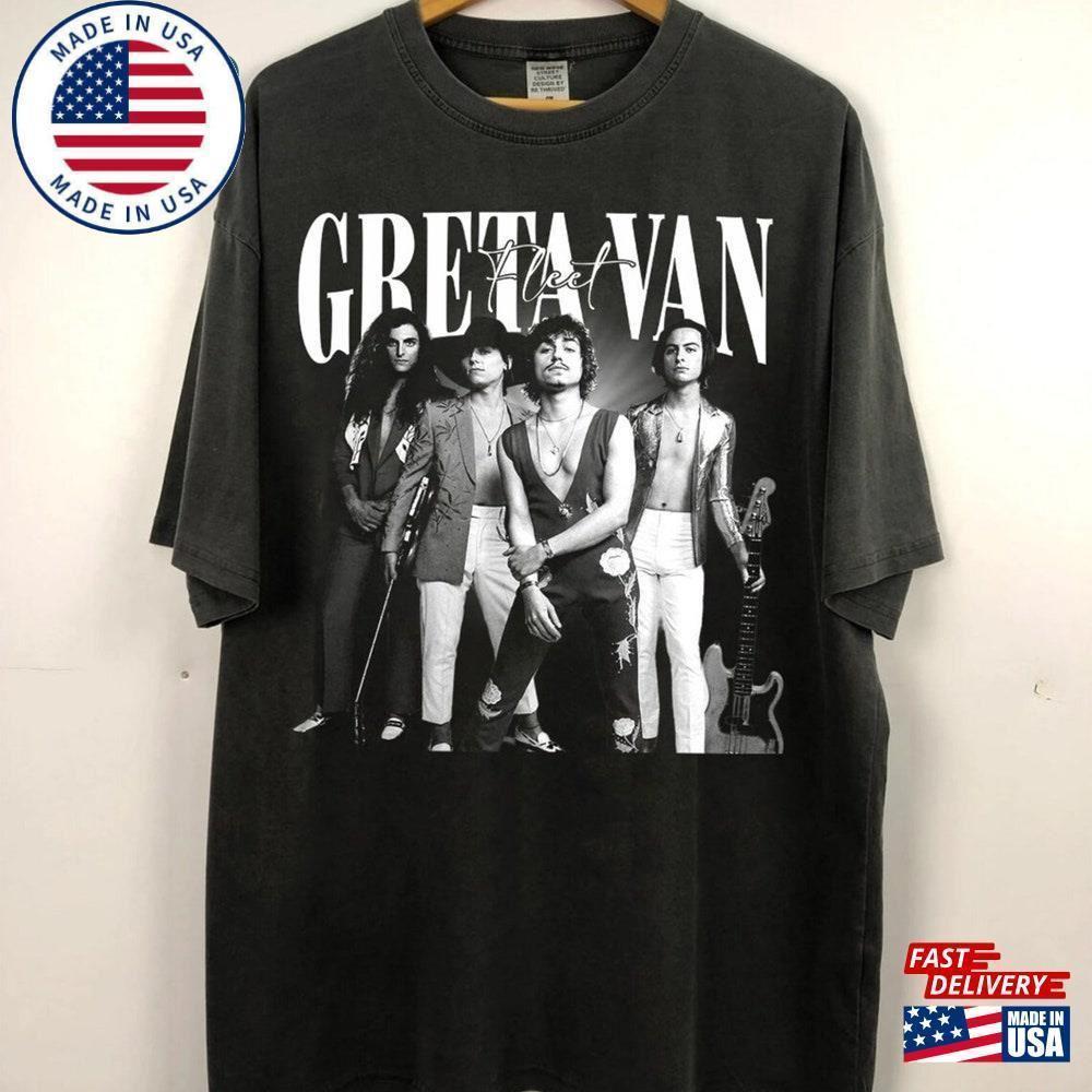 Greta Van Fleet Shirt Retro Musical Musician T-Shirt